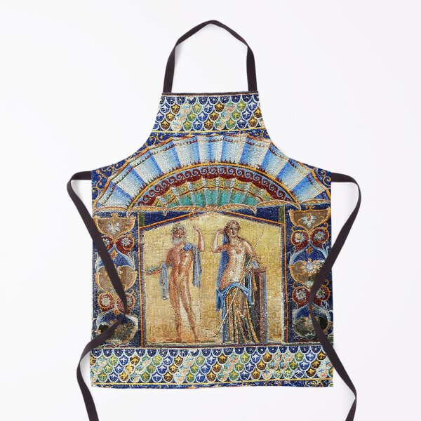 Item preview, NEPTUNE AND AMPHITRITE Hercolanum Roman Mosaics  designed and sold by BulganLumini.
