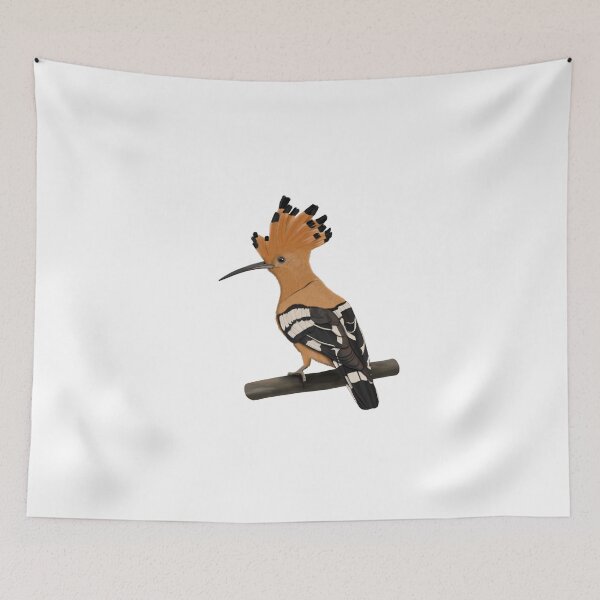 Item preview, Hoopoe bird garden bird illustration biologist ornithologist birdlover designed and sold by jz-birds.