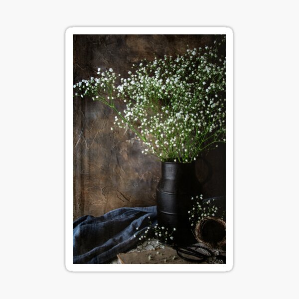 Baby's Breath Still Life Photo Sticker