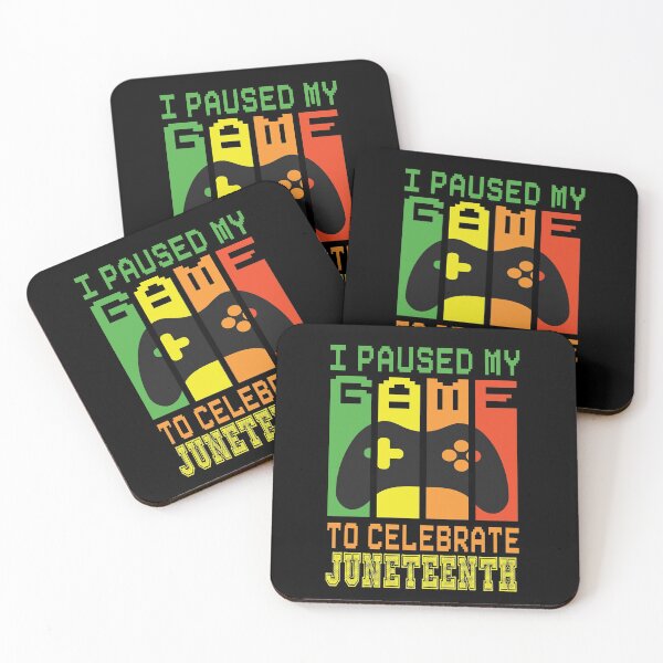Item preview, I paused my game to celebrate Juneteenth | Juneteenth Gamer designed and sold by cartyourchoice.