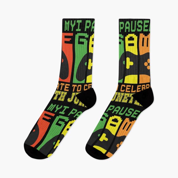 Item preview, I paused my game to celebrate Juneteenth | Juneteenth Gamer designed and sold by cartyourchoice.