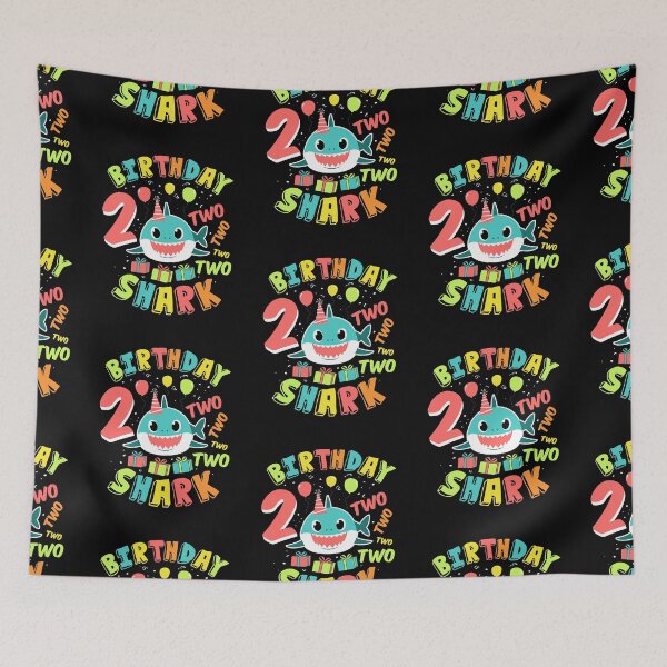 Item preview, Baby Shark 2nd Birthday Graphic Design designed and sold by TeeSwagDesings1.