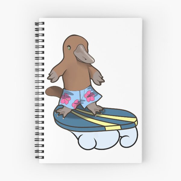 Item preview, Platypus Surfer designed and sold by 01JayArts.