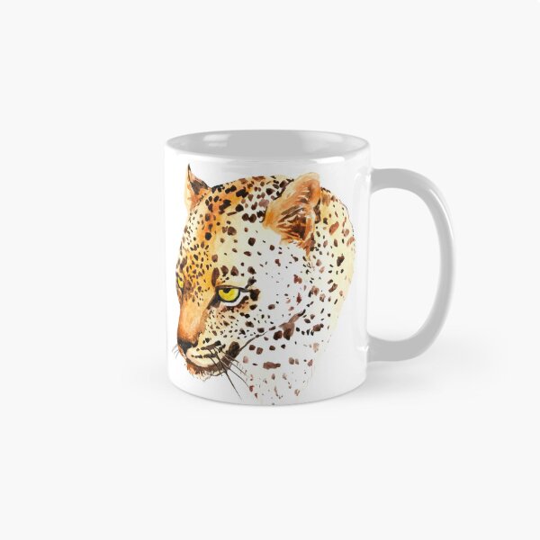 Item preview, Watercolor Leopard head.Cartoon watercolor Leopard. designed and sold by ZheltakovaIana.
