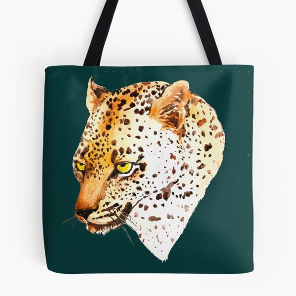 Item preview, Watercolor Leopard head.Cartoon watercolor Leopard. designed and sold by ZheltakovaIana.