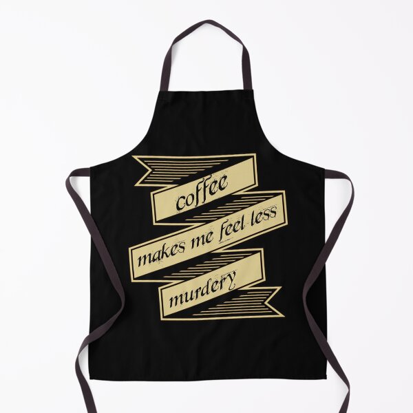 Item preview, coffee makes me feel less murdery -saying for coffee lovers with funny quote designed and sold by Troy G Perez.