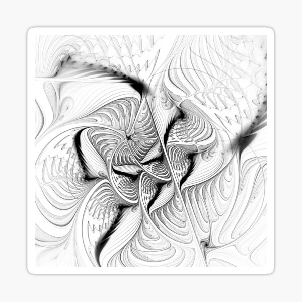 "Black light on white shadow" Sticker by gdilleperuma Redbubble