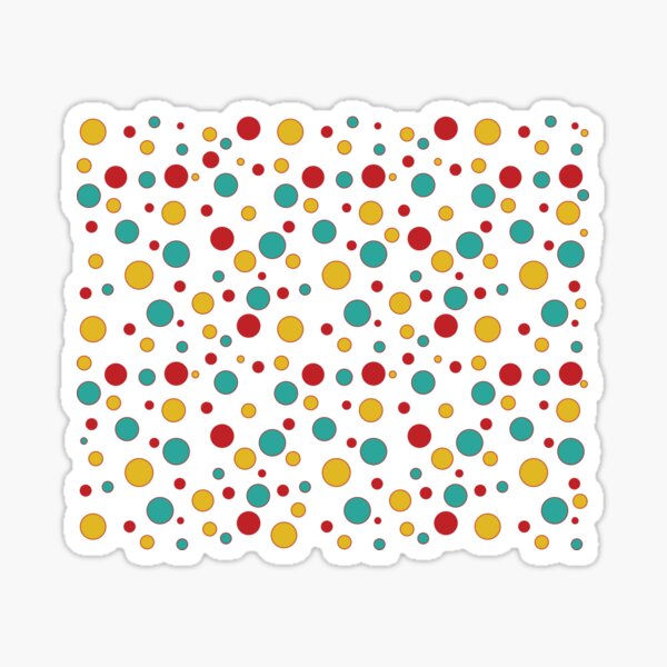 Tasty Goodness Colorful Dots series accessories Sticker