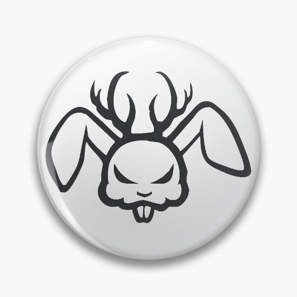 Item preview, Angry Jackalope - Logo Piece no text or blade - BLACK designed and sold by angryjackalope.