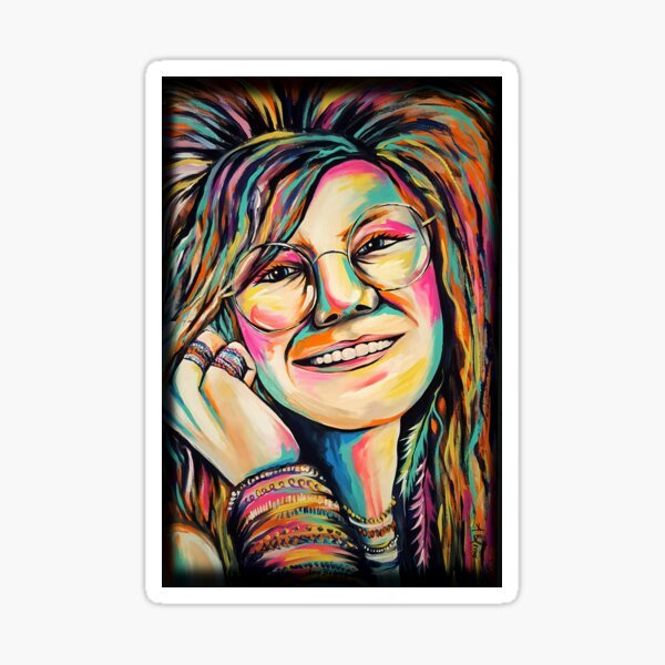 Hippie Singer Sticker