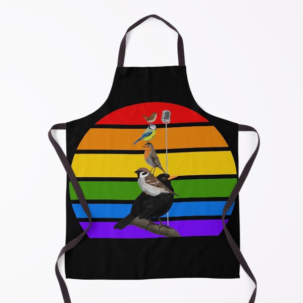 Item preview, The Backyard Birds Rainbow Bird Birdlover Birdwatcher Diversity Pride designed and sold by jz-birds.