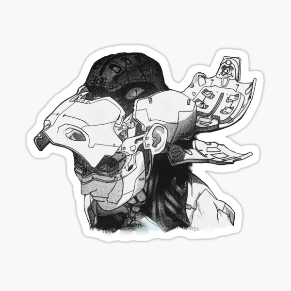 Geist in der Muschel Sticker