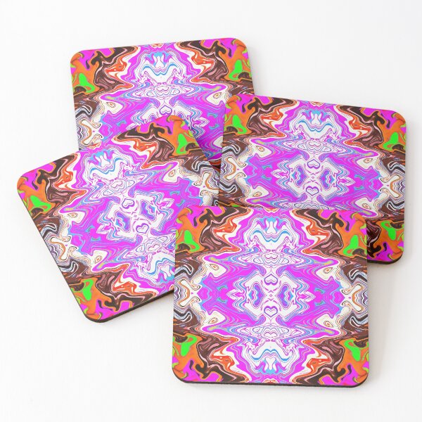 Item preview, Field Trip Pink White Green Orange Blue designed and sold by Sector18.