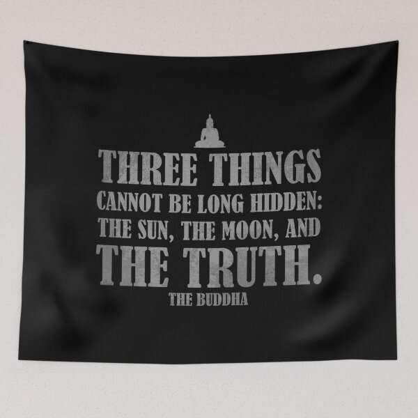 Item preview, Buddha Quotes: The Truth - Wisdom, Spirituality, Meditation, Yoga: Gray designed and sold by JulianoZn97.