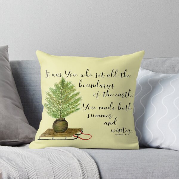 Item preview, Winter Sled and Pine with Scripture designed and sold by Jyn Branik.