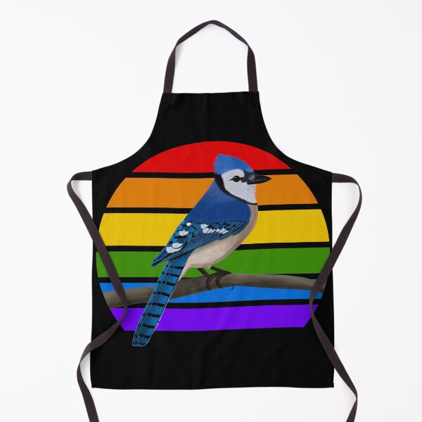 Item preview, Blue Jay Rainbow Bird Birdlover Birdwatcher Diversity Pride designed and sold by jz-birds.