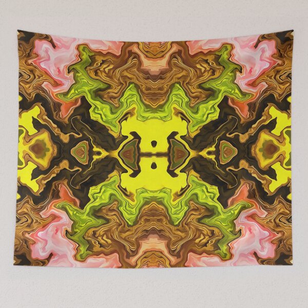 Item preview, Garden Gnome Green Yellow Pink Brown Gold designed and sold by Sector18.