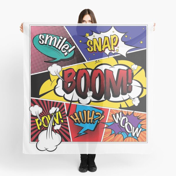 Retro Pop Art Scarf