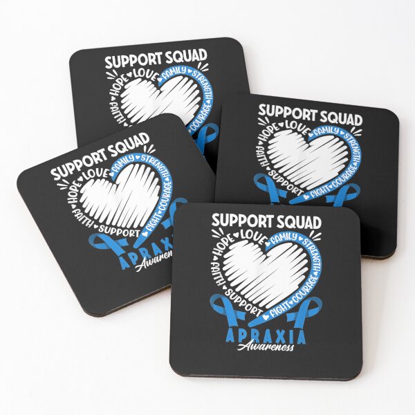 Item preview, Brave I Support Squad I Apraxia Awareness I Ribbon Heart  designed and sold by sheilase.