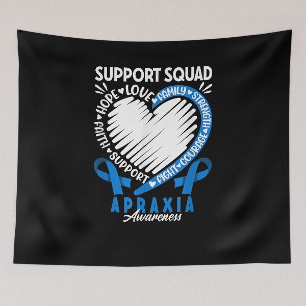 Item preview, Brave I Support Squad I Apraxia Awareness I Ribbon Heart  designed and sold by sheilase.