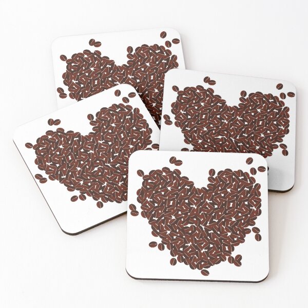 Item preview, Coffee Bean Heart designed and sold by MadRiddleDesign.