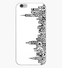 Vinilo o funda para iPhone NYC Mandala Skyline