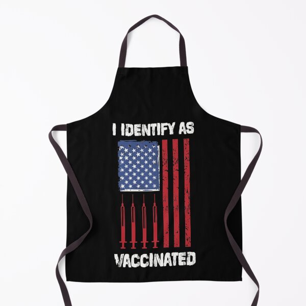 Item preview, I Identify As Vaccinated Patriotic American Flag 4th of July designed and sold by pannolinno.