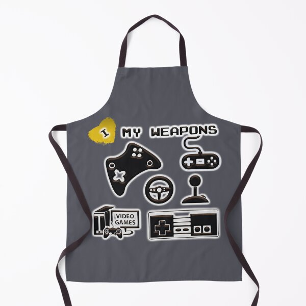 Item preview, I love my GAMING WEAPONS - with a yellow heart designed and sold by REENS_PHOTOS.