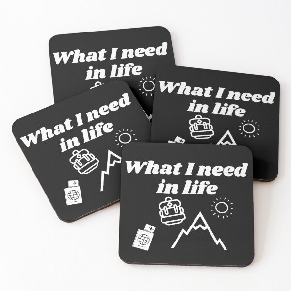 Item preview, What I need in life designed and sold by Smileycreation.