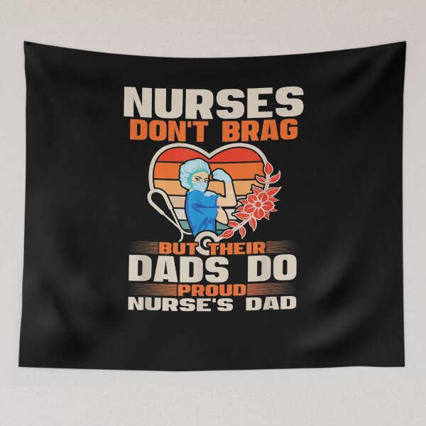 Item preview, Mens Funny Nurses Don't Brag Proud Nurse Dad Cna Rn Father Family  designed and sold by sheilase.