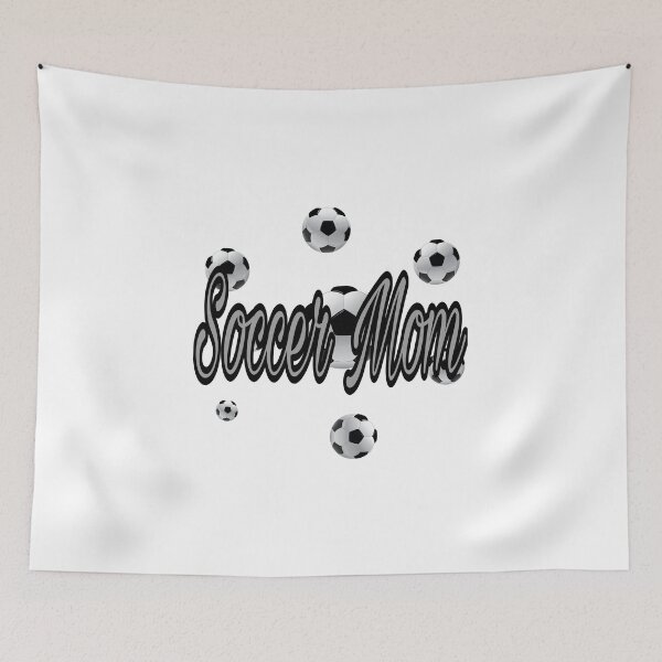 Item preview, Soccer Mom, soccer balls,  gift for soccer moms, soccer season designed and sold by FACELESS MONKEY.