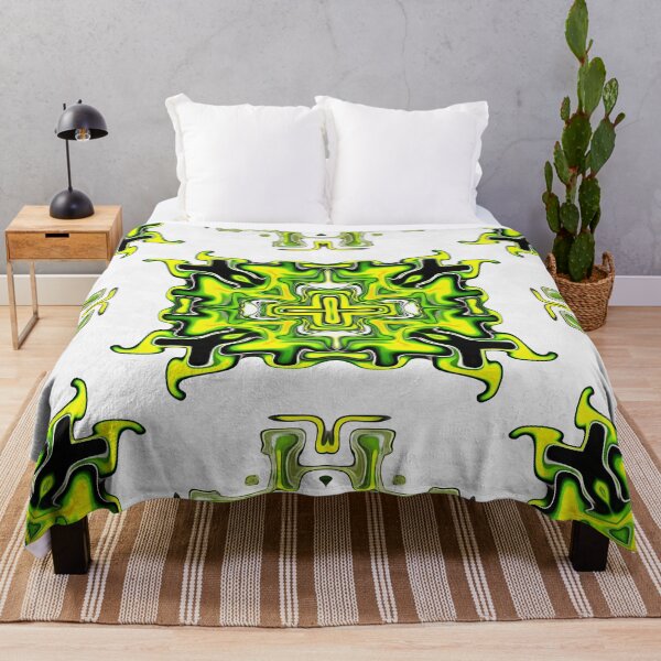 Item preview, Jumping Squirrel Bright Green Yellow Black White designed and sold by Sector18.