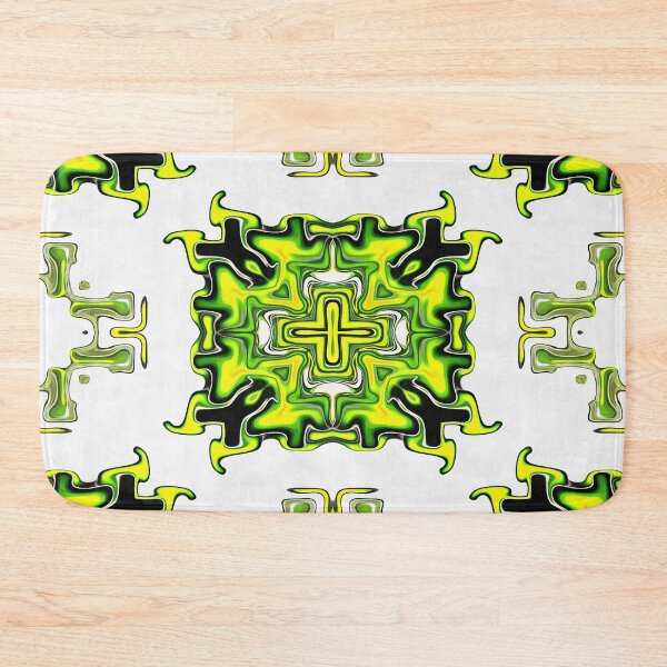 Item preview, Jumping Squirrel Bright Green Yellow Black White designed and sold by Sector18.