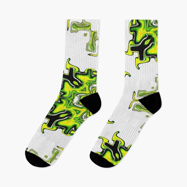Item preview, Jumping Squirrel Bright Green Yellow Black White designed and sold by Sector18.