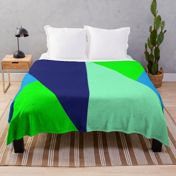 Item preview, Geometric Triangle Design Pattern_Summer_blue and green designed and sold by Brontorino.