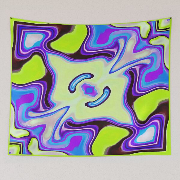 Item preview, Mood Swing Green Yellow Blue Purple Pink designed and sold by Sector18.