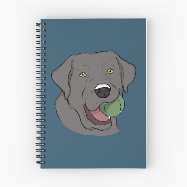 Item preview, Silver Labrador with Ball  designed and sold by rmcbuckeye.