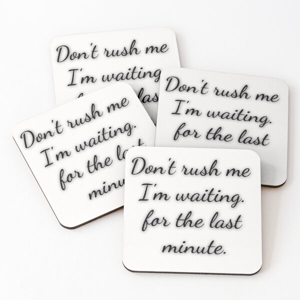 Item preview, Men's Funny Shirt - Don't Rush Me - Funny Mens - Procrastinator - Gray Tshirt - Gift for Him - Funny Gift Idea for Boyfriend designed and sold by Midouguechi.