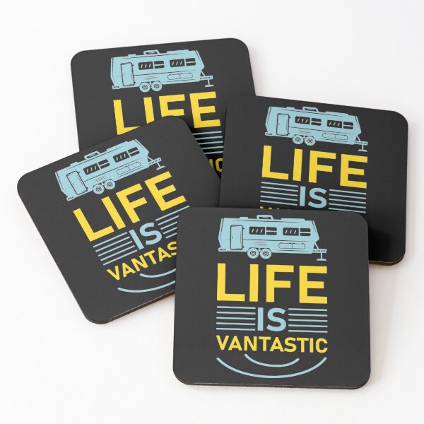 Item preview, Camper Van T-ShirtLife Is Vantastic - RV Camping - Camper Van designed and sold by SurryMarsh.