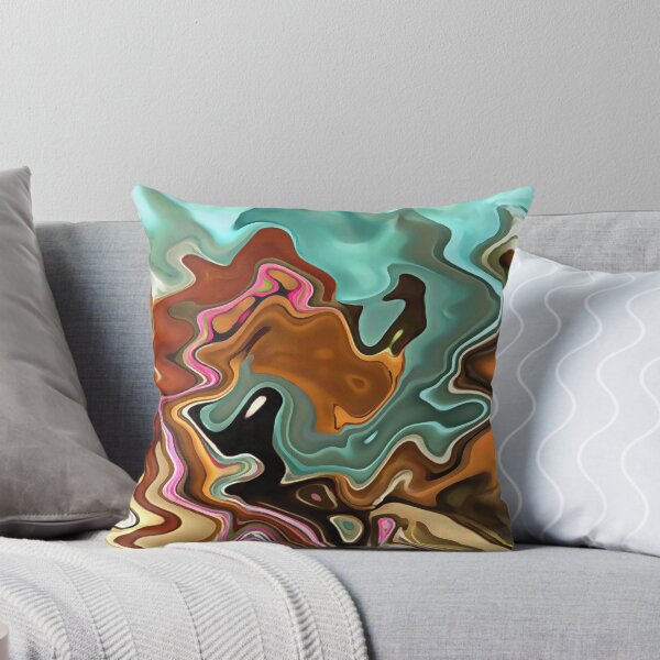 Item preview, Neighborhood Coffee Shop Brown Green Pink Blue designed and sold by Sector18.