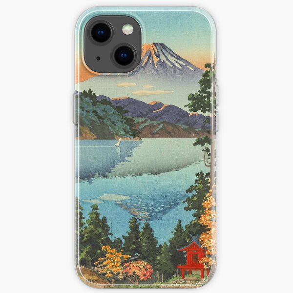 Cool View Of The Mountain Poster iPhone Soft Case