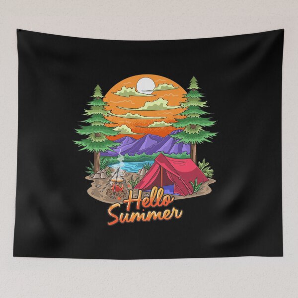Item preview, Hello Summer Camping designed and sold by marytrou.