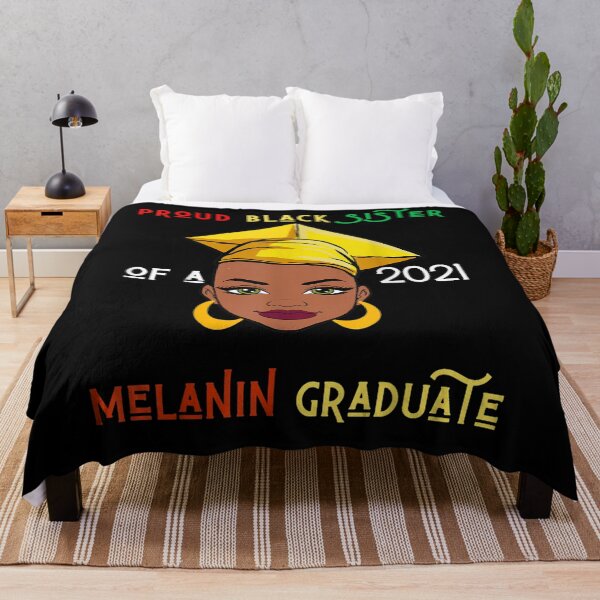 Item preview, Proud Black Sister Of A 2021 Melanin Graduate Graduation designed and sold by sheilase.