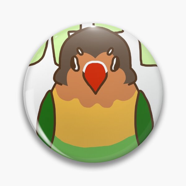 Item preview, Cute Angry Fischer's Lovebird Seeb Cartoon  designed and sold by cirbyu.