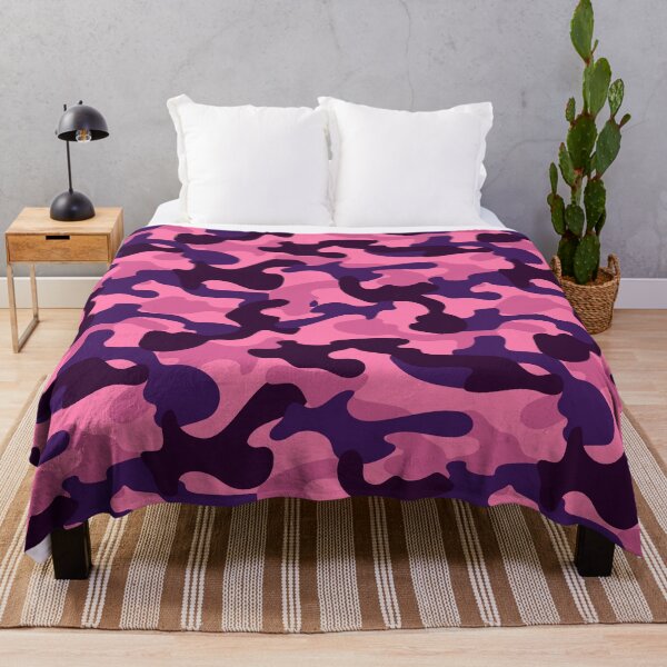 Item preview, Girly Purple Pink Camouflage Pattern designed and sold by FranzNCandy.