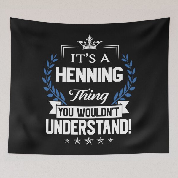 Item preview, Henning T-ShirtHenning Name T Shirt - Henning Things Name You Wouldn't Understand Name Gift Item Tee designed and sold by SurryMarsh.