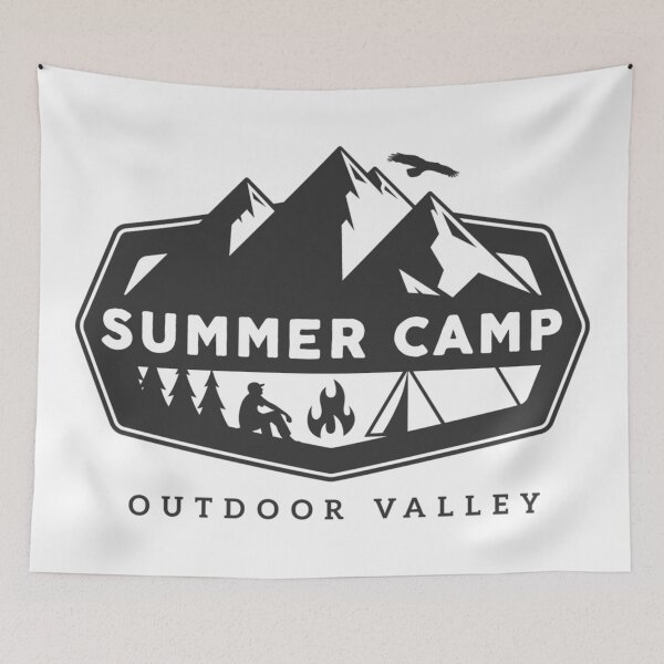 Item preview, Summer Camp Outdoor Valley designed and sold by marytrou.