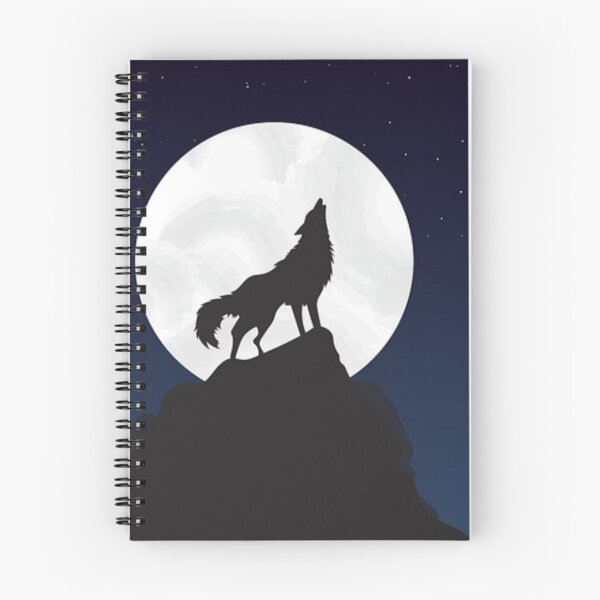 Item preview, Wolf Stand On Foot The Moon At Night designed and sold by Designnnn2021.