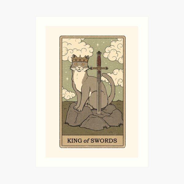 King of Swords Art Print
