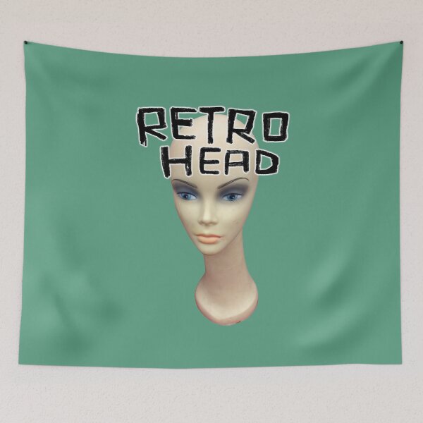 Item preview, Retro Head Doll Head for Vintage Lover designed and sold by badlydrawnbabe.
